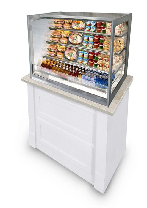 Federal Industries (ITRSS4826)-Italian Series Self Serve Drop-In Refrigerated Open Air Display with Shelves 120V