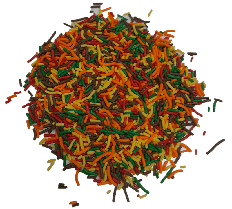 Autumn Blend Sprinkles/Jimmies - Donut-Supplies.Com