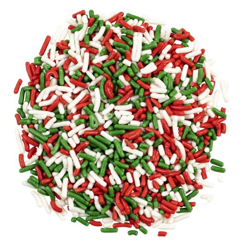 Christmas Blend Sprinkles/Jimmies - Donut-Supplies.Com