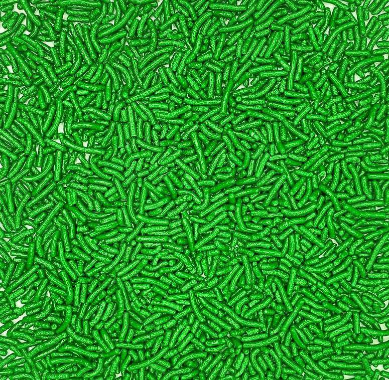 Green Decorettes / Sprinkles / Jimmies - Donut-Supplies.Com