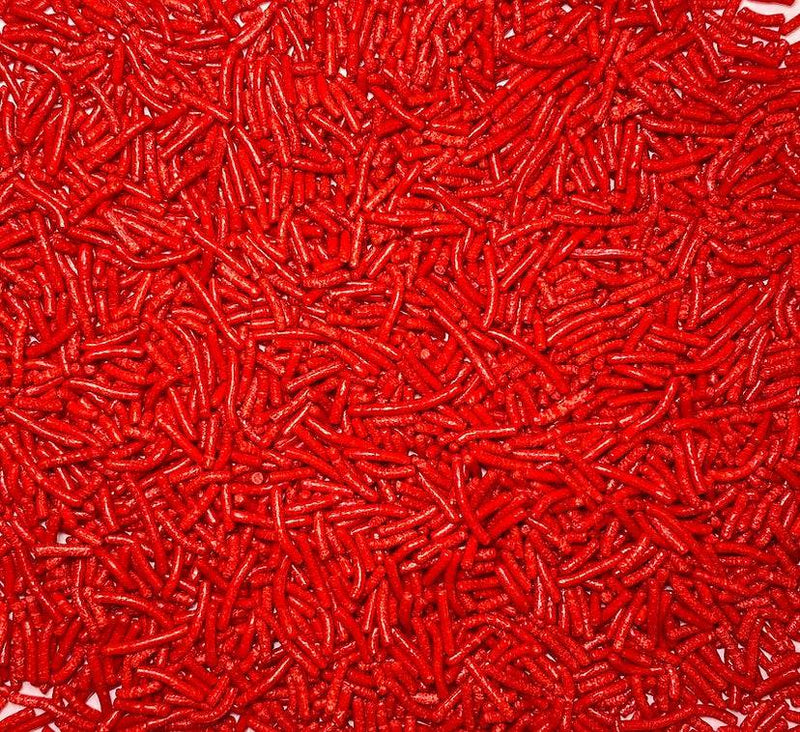 Red Decorettes / Sprinkles / Jimmies - Donut-Supplies.Com
