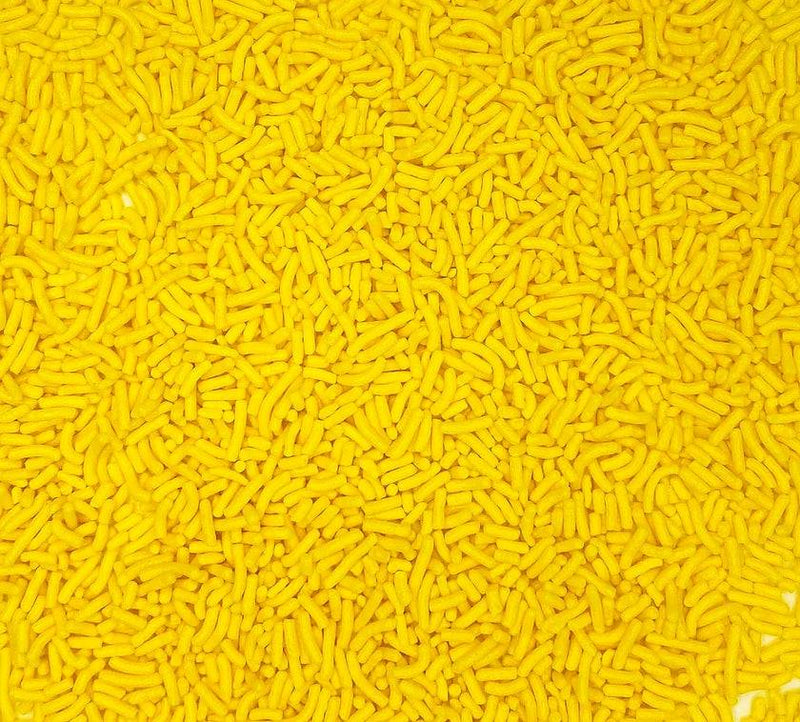 Yellow Decorettes / Sprinkles / Jimmies - Donut-Supplies.Com