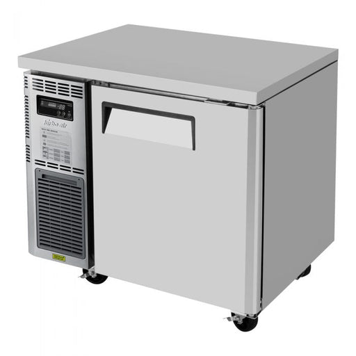Turbo Air JUF-36-N J Series 36" Solid Door Undercounter Freezer w/ 1 Section & Side Mounted Compressor - Donut-Supplies.Com