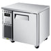 Turbo Air JUF-36S-N J Series 36" Narrow Depth Undercounter Freezer w/ 1 Section, Solid Door & Side Mounted Compressor - Donut-Supplies.Com