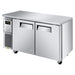 Turbo Air JUF-60S-N J Series 60" Narrow Depth Undercounter Freezer w/ 2 Sections, Solid Doors & Side Mounted Compressor - Donut-Supplies.Com