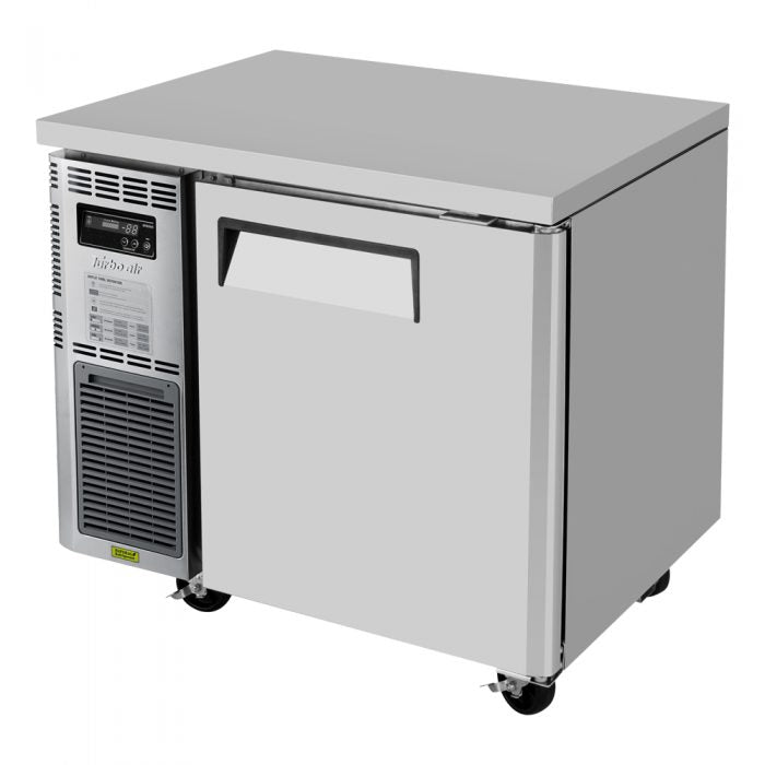 Turbo Air JUR-36-N6 J Series 36" Solid Door Undercounter Refrigerator w/ Side Mounted Compressor - Donut-Supplies.Com