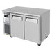 Turbo Air JUR-48-N6 J Series 48" Undercounter Refrigerator w/ 2 Solid Doors & Side Mounted Compressor - Donut-Supplies.Com