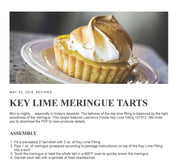 Lawrence Foods Key Lime EZ Squeeze Pak, 2 Pounds, 12 Per Box - Donut-Supplies.Com