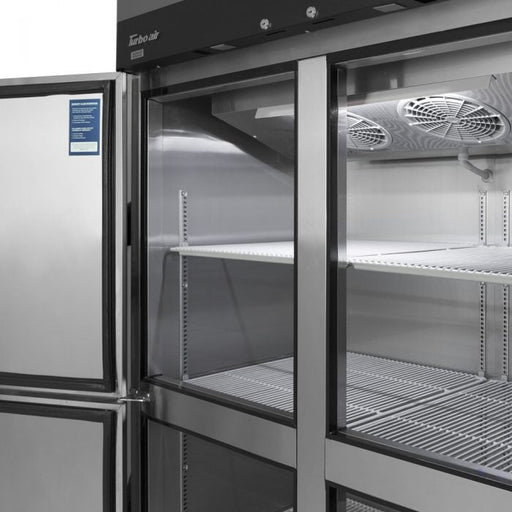 Turbo Air M3F72-6-N M3 Series 78" Solid Half Door Reach In Freezer - Donut-Equipment.com