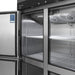 Turbo Air M3F72-6-N M3 Series 78" Solid Half Door Reach In Freezer - Donut-Equipment.com
