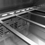 Turbo Air MST-28-N M3 Series 28" 1 Door Stainless Steel Refrigerated Sandwich Prep Table - Donut-Equipment.com