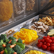 Turbo Air MST-60-24-N M3 Series 60" 2 Door Mega Top Stainless Steel Refrigerated Sandwich Prep Table - Donut-Equipment.com