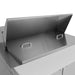 Turbo Air MST-48-18-N M3 Series 48" 2 Door Mega Top Stainless Steel Refrigerated Sandwich Prep Table - Donut-Equipment.com