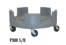 Faribo P300 S/D 30 Gallon Drum Dolly, 18-1/2" Diameter x 8"H - Donut-Supplies.Com