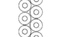 Junior Round Two Row Donut Cutter - Donut-Equipment.com