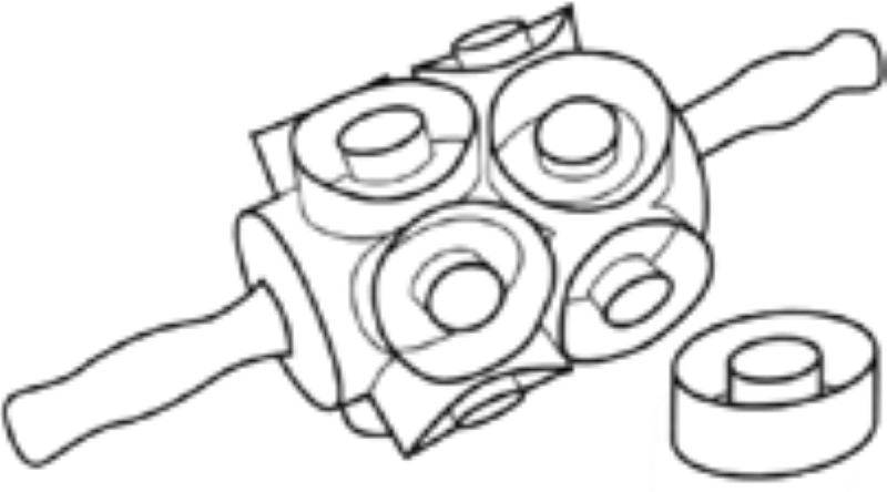 Junior Round Two Row Donut Cutter - Donut-Supplies.Com