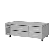 Turbo Air PRCBE-72R-N 72" PRO Series Chef Base w/ (4) Drawers - 115v - Donut-Equipment.com