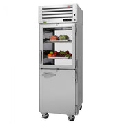 Turbo Air PRO-26R-GSH-PT-N Pro Series 29" Glass / Solid Half Door Pass-Through Refrigerator - Donut-Equipment.com