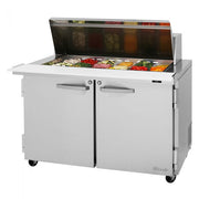 Turbo Air PST-48-18-N 48 1/4" PRO Series Mega Top Sandwich/Salad Prep Table w/ Refrigerated Base - Donut-Equipment.com