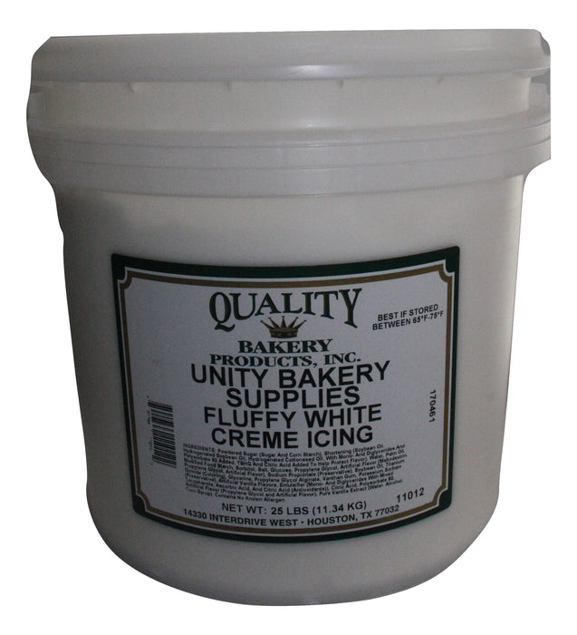 Quality Unity Fluffy White Crèm'e Icing / Filling Ready To Use Cake, Cupcake Icing or fluff filling for donuts