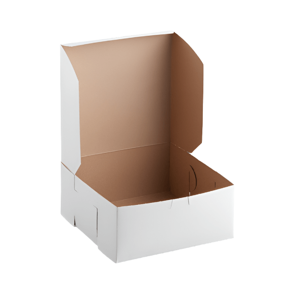 9X9X4 Lock Corner Bakery Box (200) count - Donut-Supplies.Com