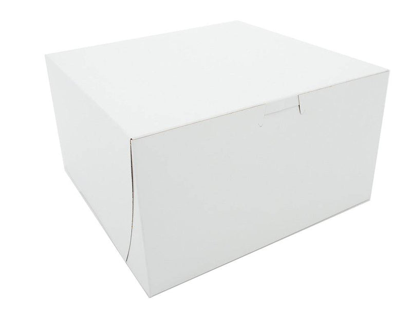 9X9X5 in Locking Corner Bakery Box 100 Count - Donut-Supplies.Com
