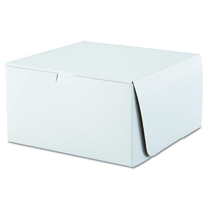 10 x 10 x 5-1/2 in Lock Corners 100 Count -Bakery Box - Donut-Supplies.Com