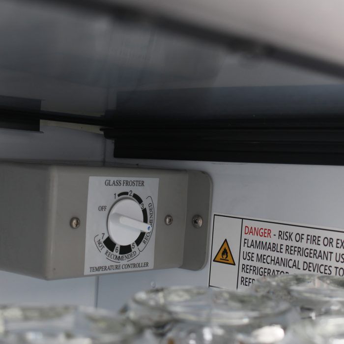 Turbo Air TBC-36SD-GF-N 36" Stainless Steel Glass Froster - Donut-Equipment.com