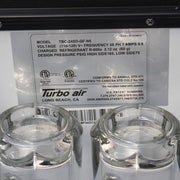 Turbo Air TBC-50SD-GF-N 50" 2-Section Glass Chiller – 140 Mug Capacity, Stainless Steel, 115v - Donut-Equipment.com