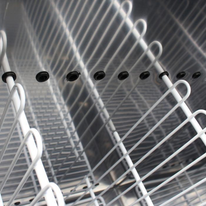 Turbo Air TBC-95SD-N 95" Forced Air Bottle Cooler - Holds (912) 12 oz Bottles, Stainless, 115v - Donut-Equipment.com
