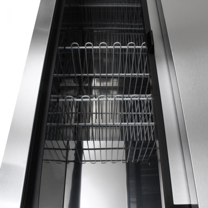 Turbo Air TBC-80SB-N 80 1/2" Forced Air Bottle Cooler - Holds (739) 12 oz Bottles, Black Laminated Exterior, 115v - Donut-Equipment.com