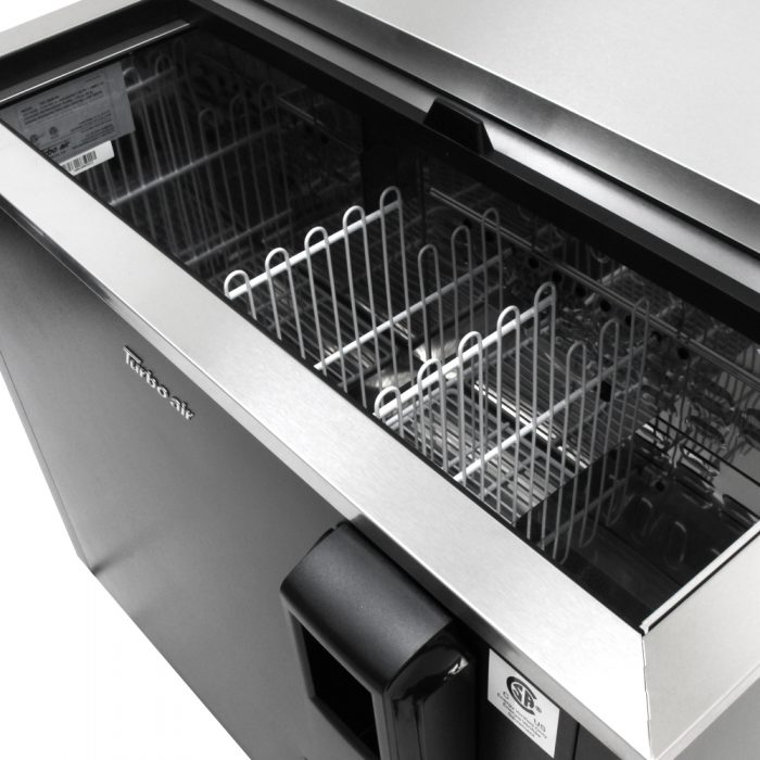Turbo Air TBC-65SB-N6 65" Forced Air Bottle Cooler - Holds (528) 12 oz Bottles, Stainless Interior, 115v - Donut-Equipment.com
