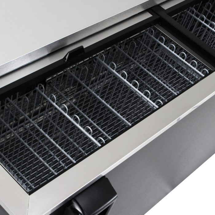 Turbo Air TBC-95SB-N 95" Forced Air Bottle Cooler - Holds (912) 12 oz Bottles, Black Laminated Exterior, 115v - Donut-Equipment.com