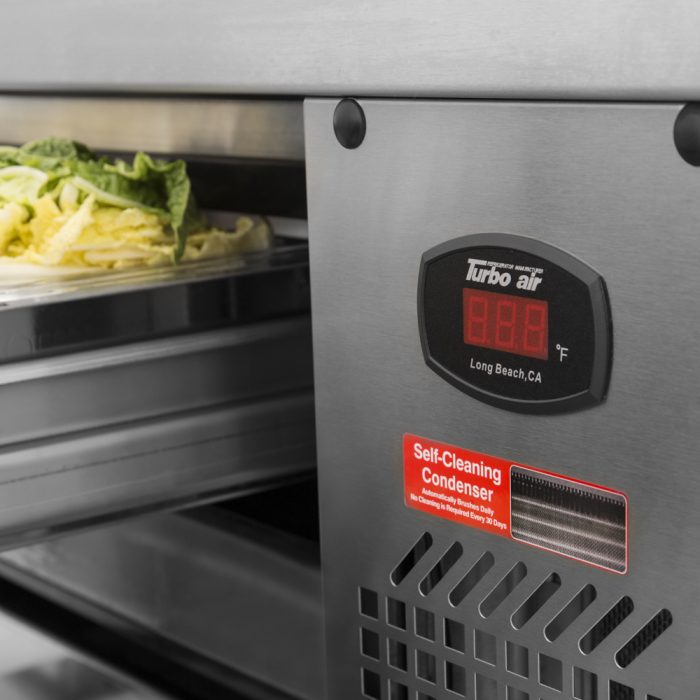 Turbo Air TCBE-52SDR-N 52 1/4" Super Deluxe Chef Base w/ (2) Drawers - 115v - Donut-Equipment.com