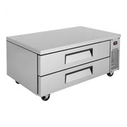 Turbo Air TCBE-52SDR-N 52 1/4" Super Deluxe Chef Base w/ (2) Drawers - 115v - Donut-Equipment.com