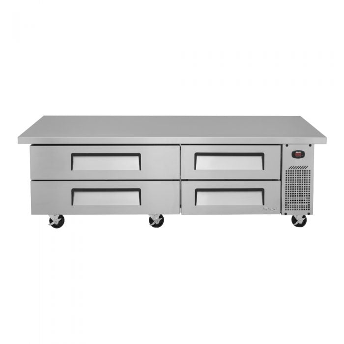Turbo Air TCBE-72SDR-E-N 78" Super Deluxe Chef Base w/ 4 Drawers - 115v - Donut-Supplies.Com
