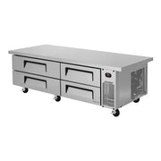 Turbo Air TCBE-72SDR-E-N 78" Super Deluxe Chef Base w/ 4 Drawers - 115v - Donut-Equipment.com