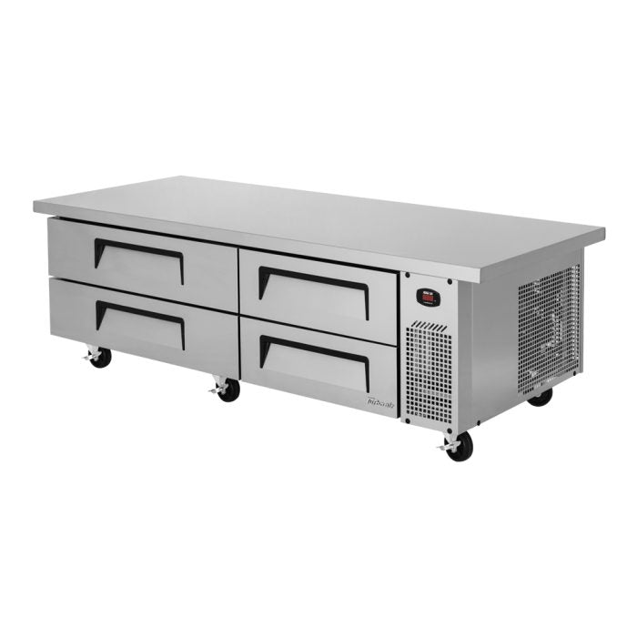 Turbo Air TCBE-72SDR-E-N 78" Super Deluxe Chef Base w/ 4 Drawers - 115v - Donut-Supplies.Com