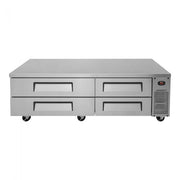 Turbo Air TCBE-72SDR-N 72" Super Deluxe Chef Base w/ (4) Drawers - 115v - Donut-Equipment.com