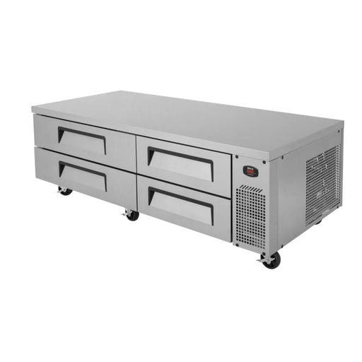 Turbo Air TCBE-72SDR-N 72" Super Deluxe Chef Base w/ (4) Drawers - 115v - Donut-Supplies.Com