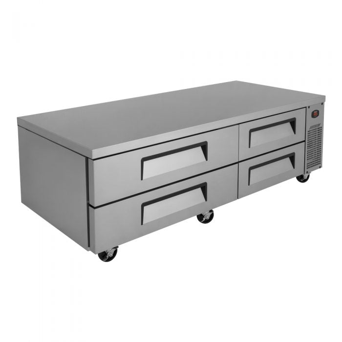 Turbo Air TCBE-72SDR-N 72" Super Deluxe Chef Base w/ (4) Drawers - 115v - Donut-Supplies.Com