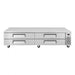 Turbo Air TCBE-96SDR-N 96 3/8" Super Deluxe Chef Base w/ (4) Drawers - 115v - Donut-Supplies.Com