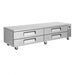 Turbo Air TCBE-96SDR-N 96 3/8" Super Deluxe Chef Base w/ (4) Drawers - 115v - Donut-Supplies.Com
