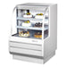 Turbo Air TCGB-36-W-N 36" Curved Glass Refrigerated Bakery Display Case, White Exterior, 115v - Donut-Supplies.Com
