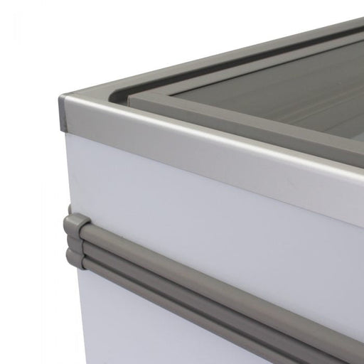 Turbo Air TFS-25F-N 69" Mobile Chest Freezer w/ (33) Baskets - White, 115v - Donut-Supplies.Com