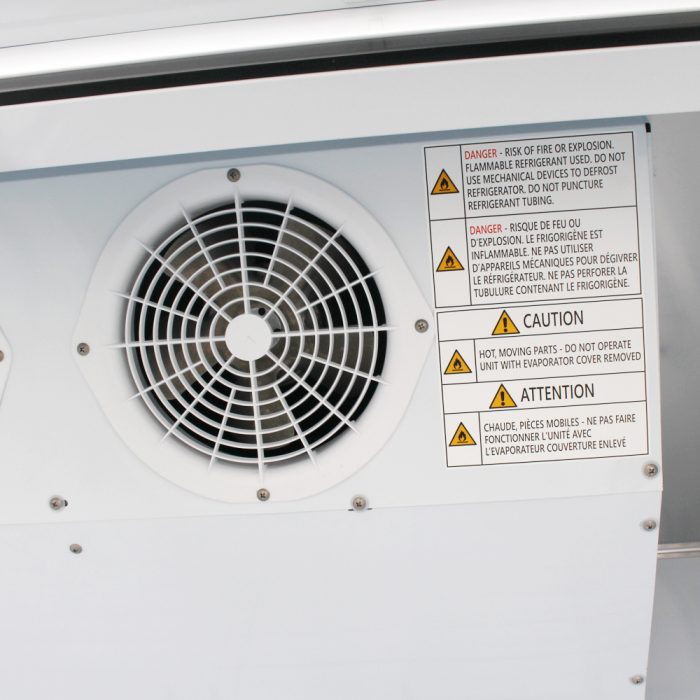 Turbo Air TGIM-49W-N 54" Indoor Ice Merchandiser w/ Bottom Mount Compressor - Glass Door, 115v - Donut-Supplies.Com