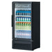 Turbo Air TGM-10SDB-N6 26" Black Super Deluxe Countertop Refrigerator w/ Glass Swing Door – Front Access, LED Lighting, 115v - Donut-Supplies.Com