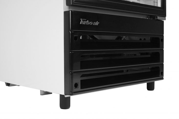 Turbo Air TGM-11RV-N6 24" Refrigerator Merchandiser – One Section, Glass Swing Door, LED Lighting, 115v - Donut-Supplies.Com