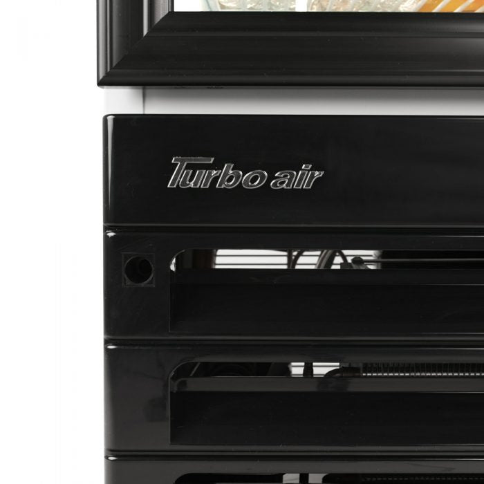 Turbo Air TGM-11RV-N6 24" Refrigerator Merchandiser – One Section, Glass Swing Door, LED Lighting, 115v - Donut-Supplies.Com