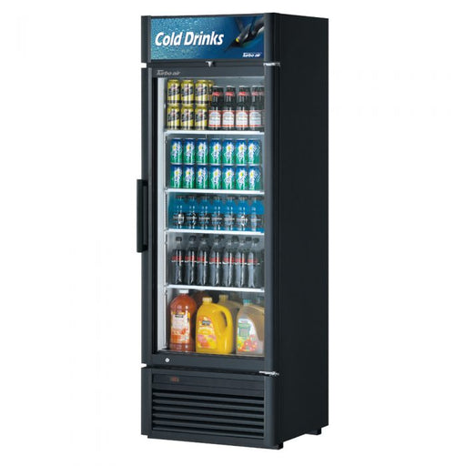 Turbo Air TGM-20SD-N6 27" White Super Deluxe Countertop Refrigerator w/ Glass Swing Door – LED Lighting, Front Access, 115v - Donut-Supplies.Com